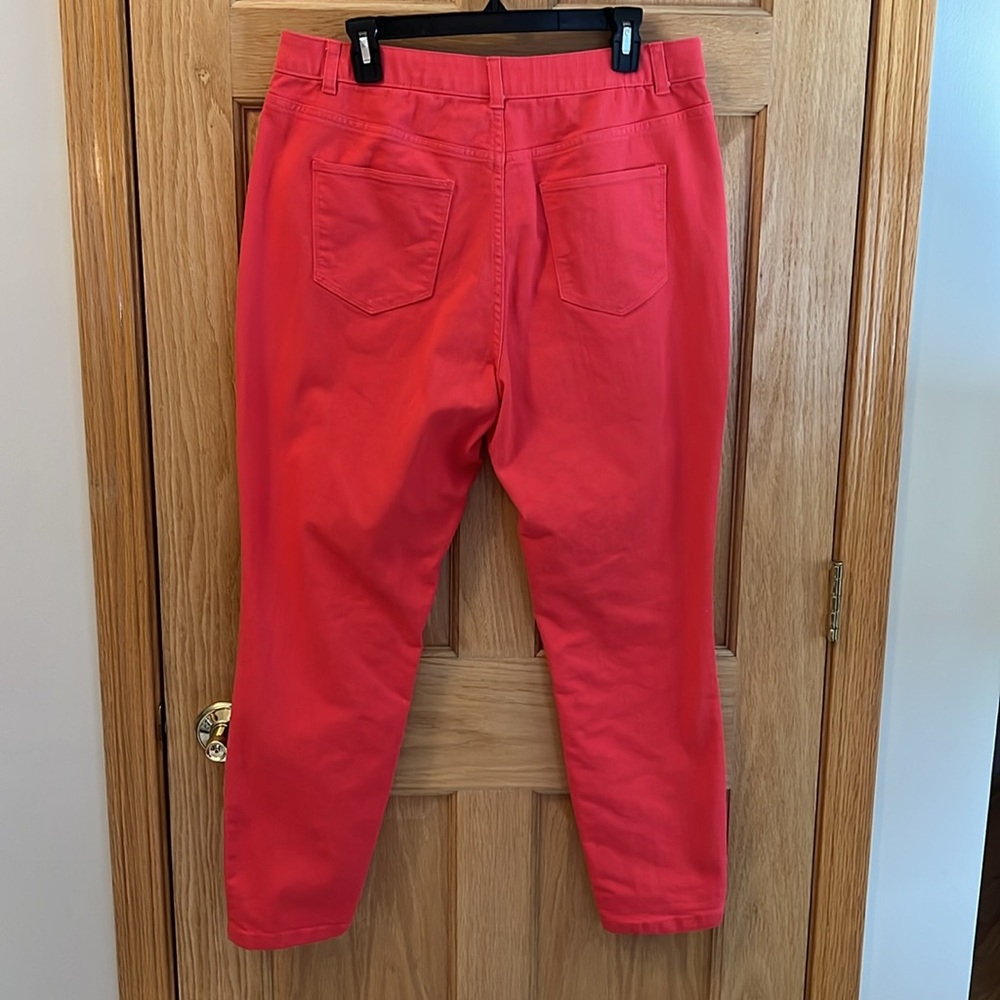 Christopher & Banks - Signature Slimming Orange Jeans - Pants - Size 12 - Picture 2 of 14